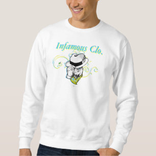 Een beroemde Clo. (beroemd kledingshirt) Trui
