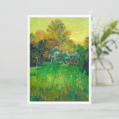 Een beroemde groene bomen van Gogh schilderij Kaart (Staand voorkant)