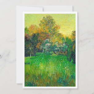 Een beroemde groene bomen van Gogh schilderij Kaart
