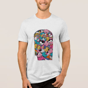 Een beroemde scène nagemaakt, maar met dieren Tri-Blend shirt