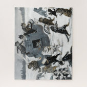 Een beroving door Louis William Wain Legpuzzel (Verticaal)