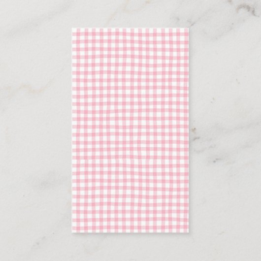 Een Berry Sweet Baby Baby shower Enclosure Kaart (Achterkant)