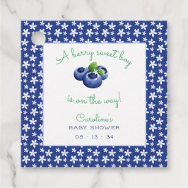 Een Berry Sweet Baby Boy Douche Blueberry Bedankjes Labels