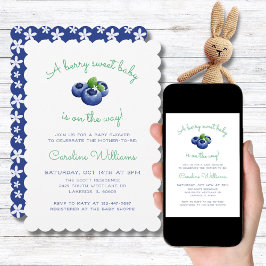 Een Berry Sweet Baby is onderweg Blueberry Boy Kaart