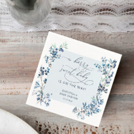 Een Berry Sweet Baby is op weg Baby shower Servet
