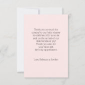 Een Berry Sweet Photo Strawberry Lijst Bedankkaart (Achterkant)