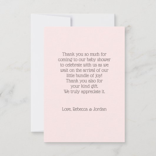 Een Berry Sweet Photo Strawberry Lijst Bedankkaart (Achterkant)