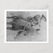 Een beruchte treinreiziger zal "Dixon"-Roberts Briefkaart (Voorkant)