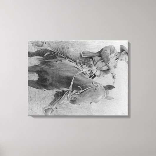 Een beruchte treinreiziger zal "Dixon"-Roberts Canvas Afdruk (Voorkant)