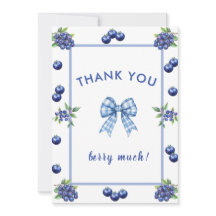 Een Bes Zoete Baby Shower Bedankkaart