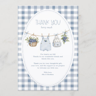 Een Bes Zoete Baby Shower Bedankkaart Kaart