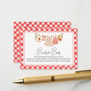 Een Bes Zoete Baby Shower Boeken Voor Baby Informatiekaartje