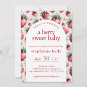 Een besachtig Baby shower Kaart (Voorkant)