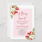 Een besachtig Baby shower Kaart (Voorkant)