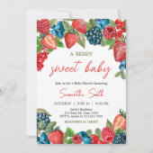 Een besachtig Baby shower Kaart (Voorkant)