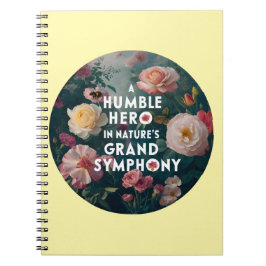 Een bescheiden held in de Grote Symfonie van Natuu Notitieboek