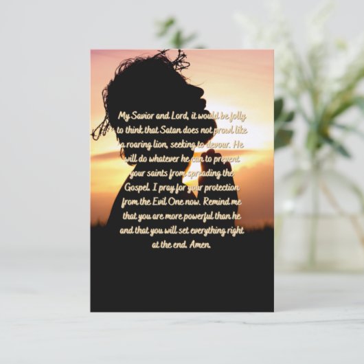 Een beschermingspaneel tegen het boze platte Wensk Kaart (Staand voorkant)