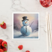 Een besneeuwde dagdroom servetten (Insitu)