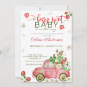 Een bessenzoet baby shower kaart (Voorkant)