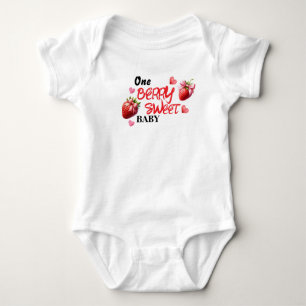 Eén bessenzoete baby romper
