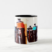Een beste schilder tweekleurige koffiemok (Center)