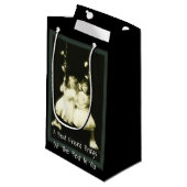 Een beste vriend brengt het beste in je uit klein cadeauzakje (Voorkant Gekanteld)