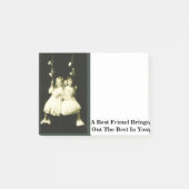 Een beste vriend brengt het beste in jou post-it® notes (Voorkant)