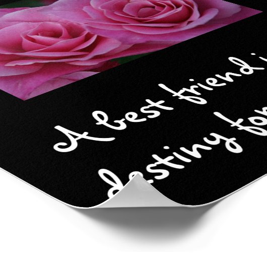 Een beste vriend poster (Hoek)