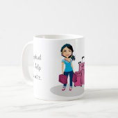 Een beste vriend zal je helpen het lichaam te verb koffiemok (Voorkant links)