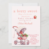 Een beszoete baby shower kaart (Voorkant)