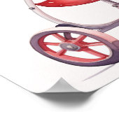 Een beszoete baby shower poster (Hoek)