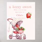 Een beszoete baby shower poster (Voorkant)