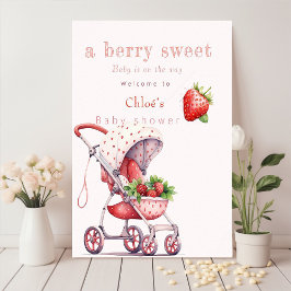 Een beszoete baby shower poster