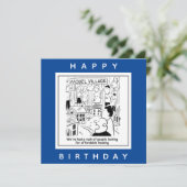 Een betaalbare Cartoon voor huishoudelijk gebruik  Kaart (Staand voorkant)