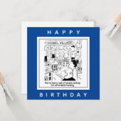 Een betaalbare Cartoon voor huishoudelijk gebruik  Kaart (Voorkant / Achterkant in situ)