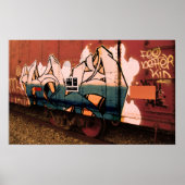 Een beter Kind voelen - Graffiti Train Poster (Voorkant)