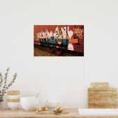 Een beter Kind voelen - Graffiti Train Poster (Keuken)