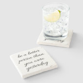 Een beter Onderzetter voor marmer Stone (Zijkant)