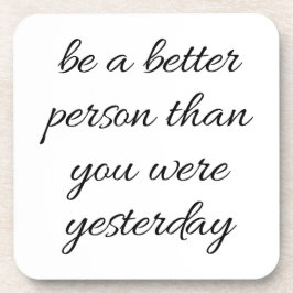 Een beter persoonlijk, hard Onderzetter