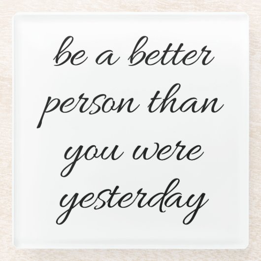 Een beter persoonlijk Onderzetter zijn (Voorkant)