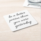 Een beter persoonlijke papieren Onderzetter zijn (Schuin)