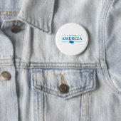 Een betere Amercia Ronde Button 5,7 Cm (In situ)