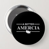 Een betere Amerikaanse Logo -.png Ronde Button 4,0 Cm (Voorkant /achterkant)