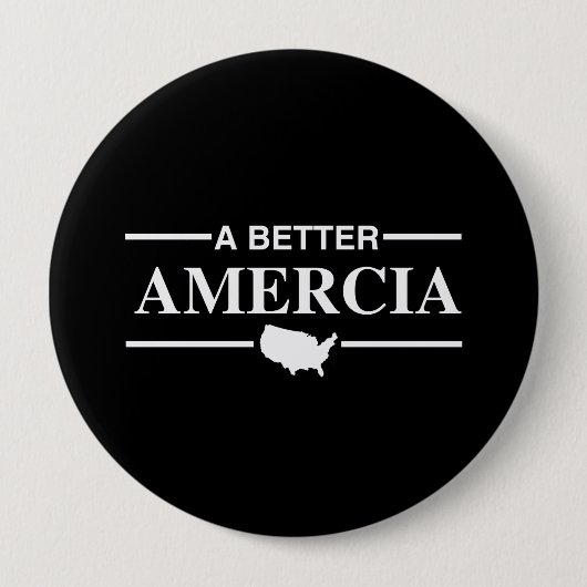 Een betere Amerikaanse Logo -.png Ronde Button 4,0 Cm (Voorkant)