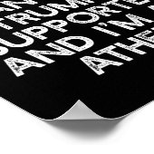 Een betere Christelijke Trump Supporters Anti-45 M Poster (Hoek)