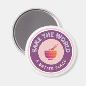 Een betere plek voor amateurbakkers magneet (Voorkant / Achterkant)