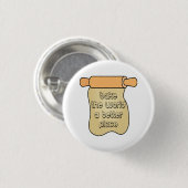 Een betere plek voor de wereld ronde button 3,2 cm (Voorkant /achterkant)