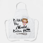 Een betere plek voor de wereld schort (Voorkant)