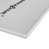 "Een betere toekomst begint hier" Snijplank (Hoek)