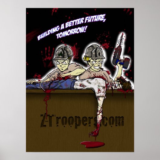 Een betere toekomst bouwen, morgen! Poster (Voorkant)